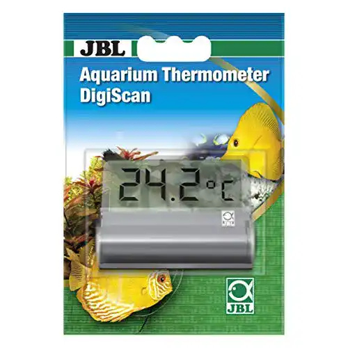 JBL DigiScan Aquarium Thermometer 6122000 – Digitales Thermometer für Aquarien