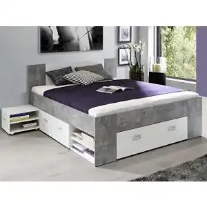 Stauraumbett 140×200 Möbelando Einzelbett Bettrahmen