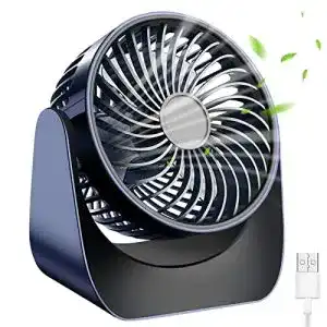 Akku-Ventilator Tgkoddo Mini USB Ventilator für Tisch und Outdoor