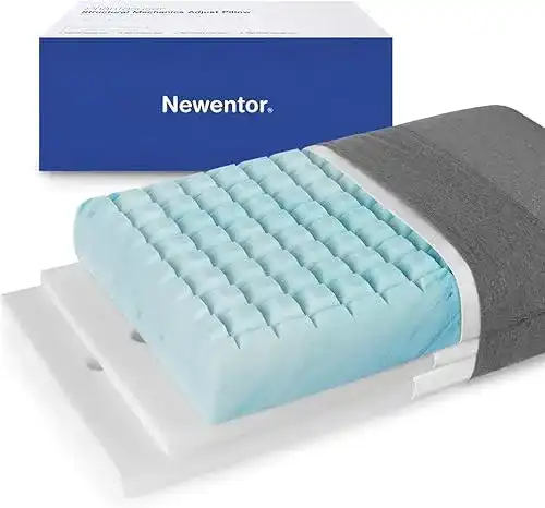 Anti-Schnarch-Kissen Newentor mit Höhenverstellung aus Memory Foam