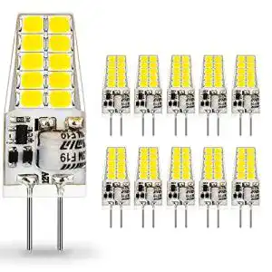 G4 LED Lampen 12V AC/DC, 3W G4 Birnen Kaltweiß 6000K im 10er Pack