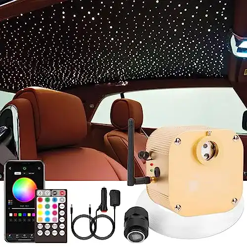 Auto Sternenhimmel CHINLY Bluetooth 16W RGBW LED Kit