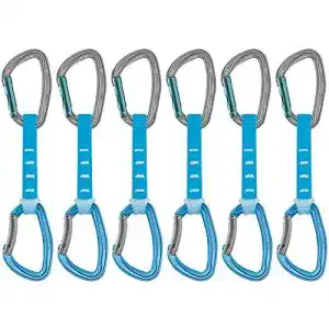 Petzl Express-Set mit 6 Djinn Axess 12 cm Karabinern