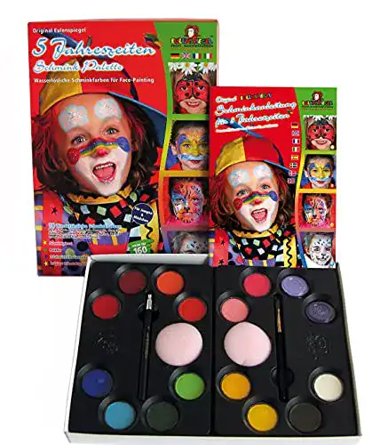 Kinderschminke Eulenspiegel 212059 Palette 5 Jahreszeiten