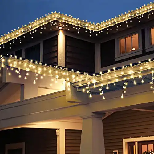 LED Weihnachtsbeleuchtung Sumairs mit 240 LEDs, 9 Meter und 8 Modi