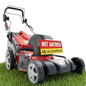 Hecht 5-in-1 Elektro Rasenmäher mit 1800 Watt und 46 cm Schnittbreite