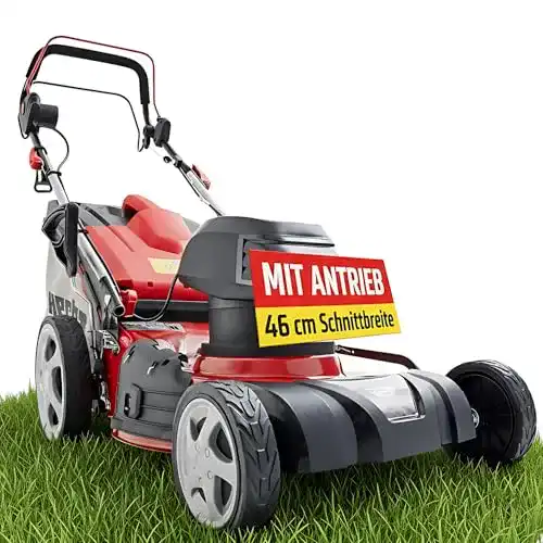 Hecht 5-in-1 Elektro Rasenmäher mit 1800 Watt und 46 cm Schnittbreite