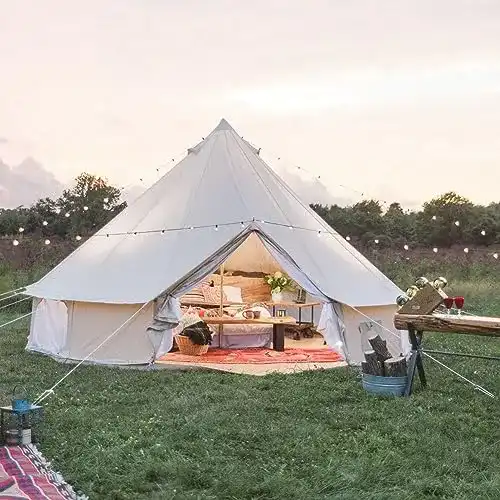 Baumwollzelt für Familie Camping – Cotton Canvas Bell Zelt
