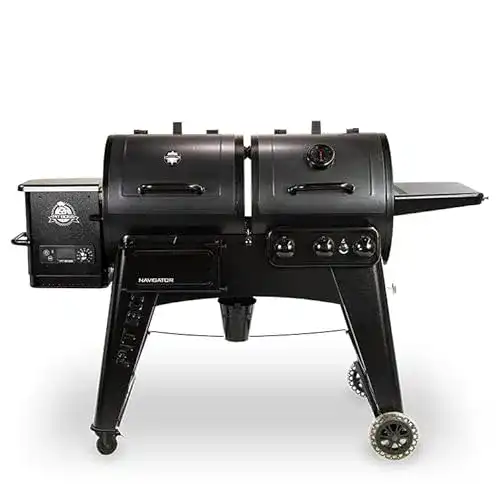 Kombigrill Pit Boss Navigator 1230 mit Gas- und Pelletfunktion
