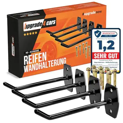 Reifen Wandhalterung für 4 Felgen von Upgrade4cars