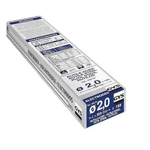 GYS 085121 Rutil Elektroden für Stahl, 155 Stück
