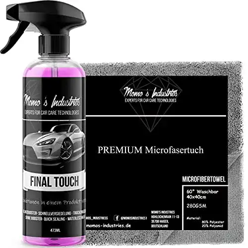 Sprühwachs für Autos von Momo’s Industries Car Care Produkte im Vergleich