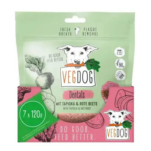 Veganes Hundefutter Vegdog Dentals – Vegane Kausticks für Hunde