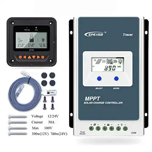 Solarladeregler EPEVER MPPT Tracer AN Serie 10A mit automatischer Systemspannung