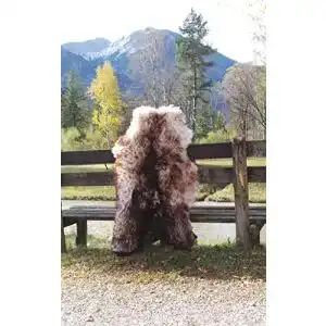 Schaffell Felltrade Merino Lammfell echt groß 120-130 cm