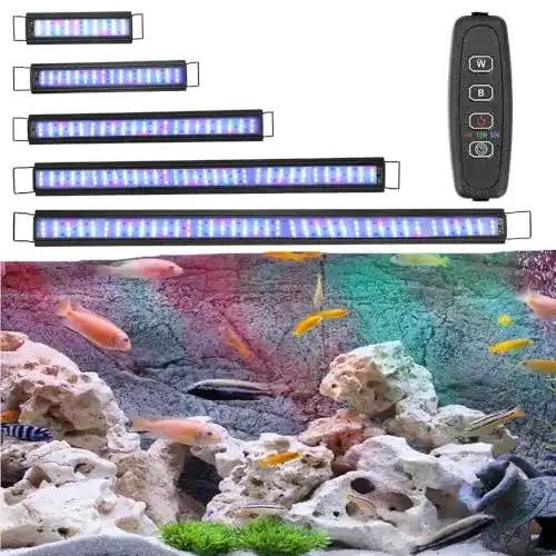 LED Aquarium Beleuchtung Einfeben RGB für Aquarien von 90 bis 115 cm