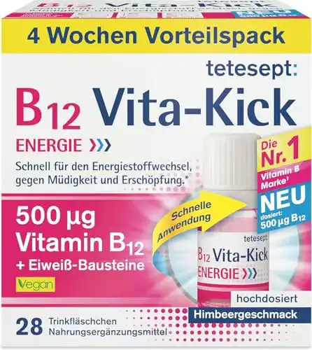 Vitamin B12 Tetesept B12 Vita-Kick Trinkampullen im Vergleich
