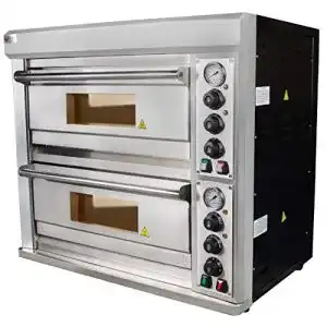 Pizzaofen Beeketal BPO040-2 XL Doppelkammer für Gastronomie