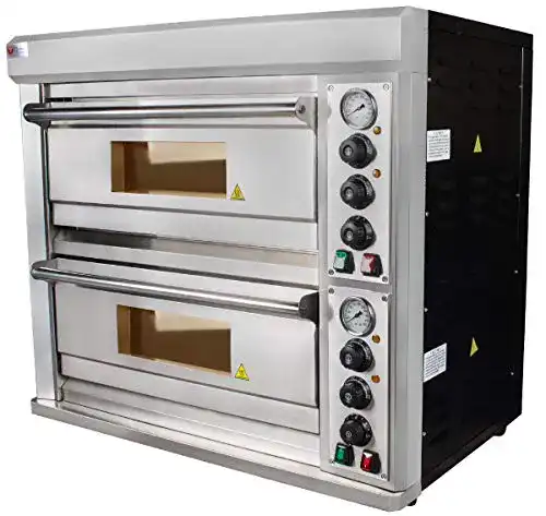 Pizzaofen Beeketal BPO040-2 XL Doppelkammer für Gastronomie
