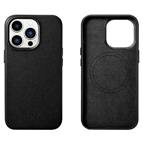 iPhone 14 Pro Leder Case Mobiskin Hülle für Apple iPhone 14 Pro