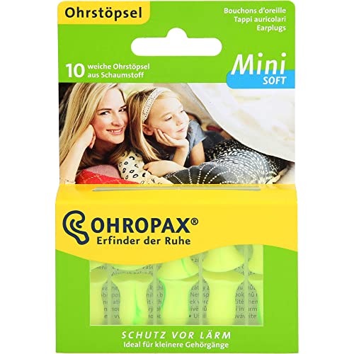 Ohrstöpsel Ohropax Mini Soft – Anatomisch geformte In-Ear für Kinder