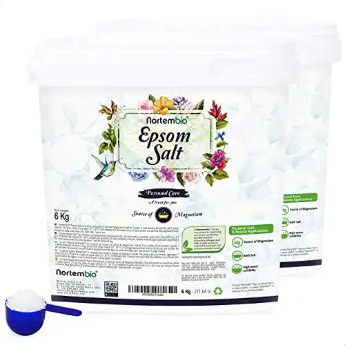 Badesalz Nortembio Epsom Salz 2×6 kg – Reines Magnesiumsulfat