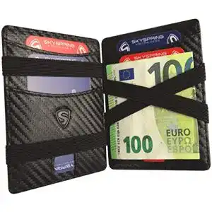 Magic Wallet SkySpring Geldbeutel für Herren mit Münzfach und RFID