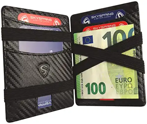 Magic Wallet SkySpring Geldbeutel für Herren mit Münzfach und RFID