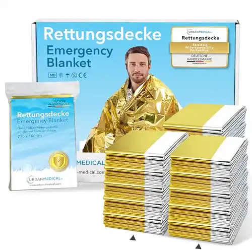 Rettungsdecke Urban Medical Premium große Doppelseitige
