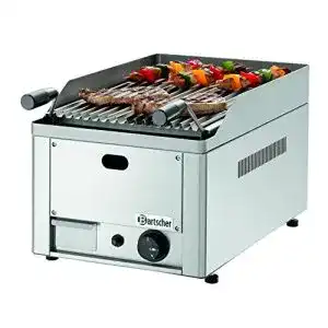 Lavastein Gasgrill von Bartscher, Gas 40, 4 kW