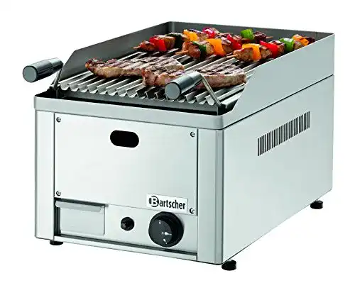 Lavastein Gasgrill von Bartscher, Gas 40, 4 kW