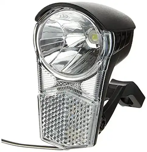 Fahrradlampe mit Nabendynamo von Büchel LED Scheinwerfer 12 Lux