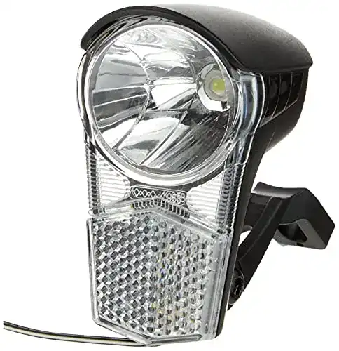 Fahrradlampe mit Nabendynamo von Büchel LED Scheinwerfer 12 Lux