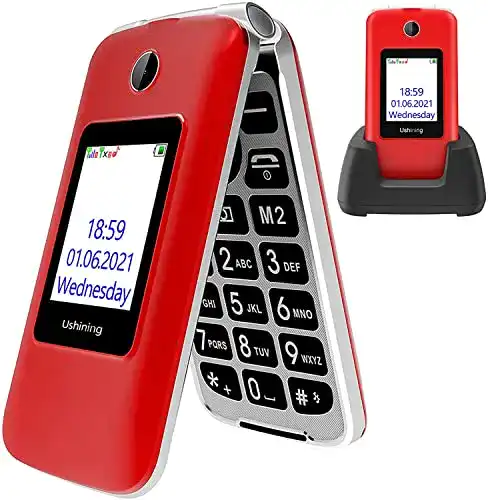Klapphandy Uleway 3G Seniorenhandy ohne Vertrag