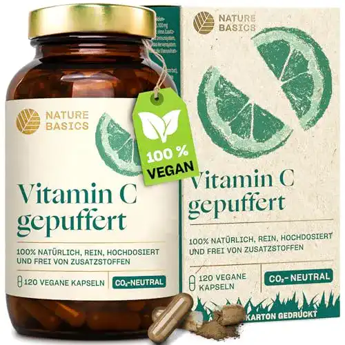 Vitamin C Nature Basics Bio – 180 hochdosierte Kapseln
