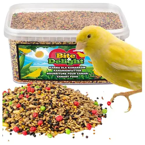 Kanarienfutter Bite & Delight 1,5kg mit Vitaminen und Mineralien