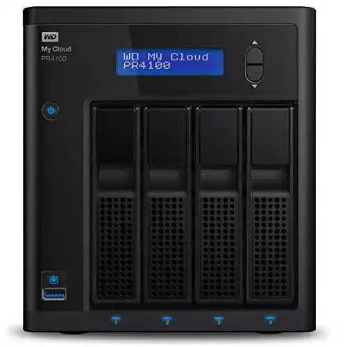 4 Bay NAS WD My Cloud Pro PR4100 Diskless Netzwerk Speicher