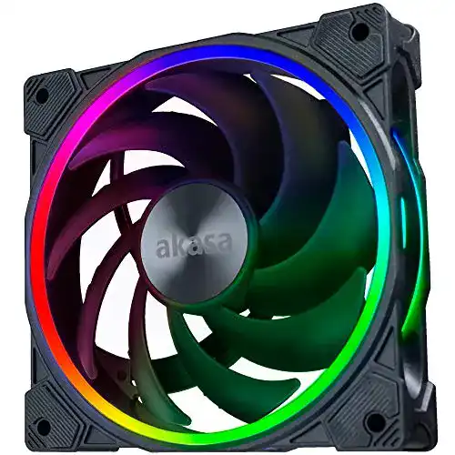 RGB-Lüfter Akasa SOHO AR mit Addressable RGB-LEDs, 120 mm
