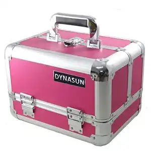 Schminkkoffer DynaSun BS355 XXL in Fucsia, leer, 29x21x20cm