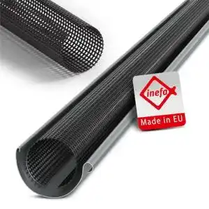 Dachrinnenschutz INEFA Laubschutzgitter aus PVC für Dachrinnen