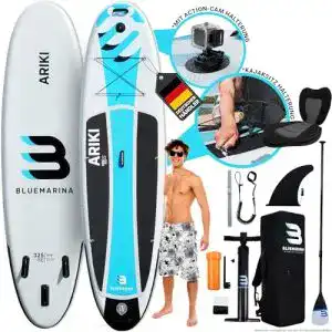 Bluemarina Ariki Stand Up Paddle Board aufblasbar – 325 cm, 140 kg Tragkraft