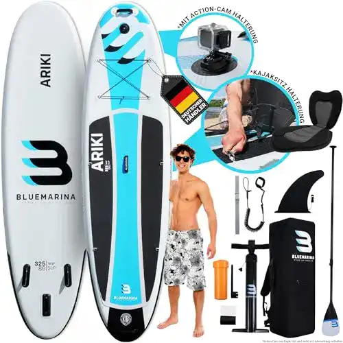 Bluemarina Ariki Stand Up Paddle Board aufblasbar – 325 cm, 140 kg Tragkraft