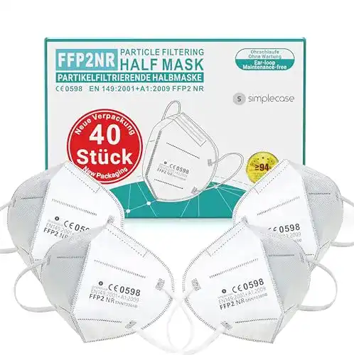 FFP2 Masken Simplecase 40 Stück im Vergleich