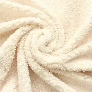 Plüschstoff für Decken und Bekleidung aus 100% Polyester