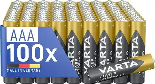 Varta AAA-Batterien 100 Stück für zuverlässige Energieversorgung
