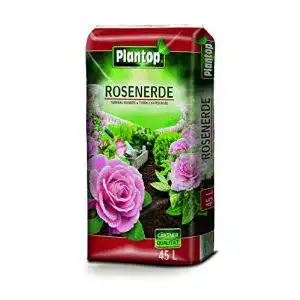 Rosenerde Plantop 45 Liter Blumenerde für Rosen in Gärtnerqualität