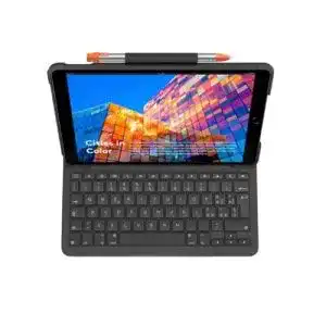 Logitech Slim Folio Tastatur für iPad Air (3. Generation) mit QWERTY-Layout