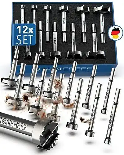 Forstnerbohrer Set 12-teilig von Stone Reef