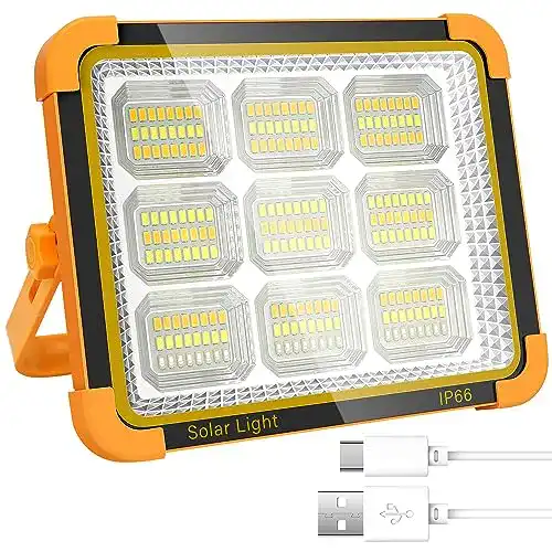 LED Akku-Strahler KOLLNIX 100W mit wiederaufladbarer Batterie