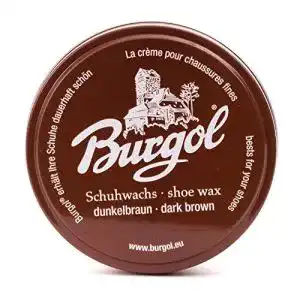 Burgol Schuhwachs 100 ml – Lederpflege und Schuhcreme Dunkelbraun